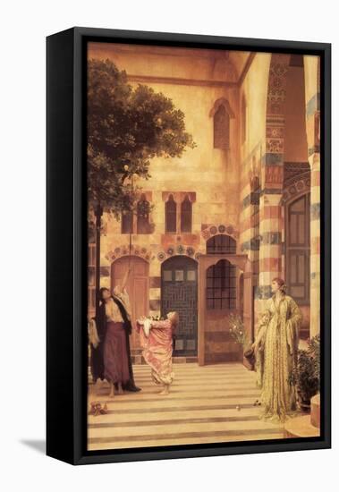Old Damascus; the Jew's Quarter-Frederick Leighton-Framed Stretched Canvas