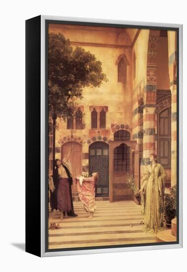 Old Damascus; the Jew's Quarter-Frederick Leighton-Framed Stretched Canvas