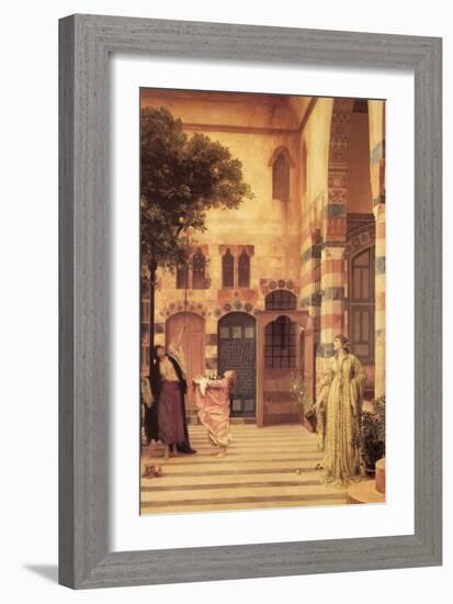 Old Damascus; the Jew's Quarter-Frederick Leighton-Framed Art Print