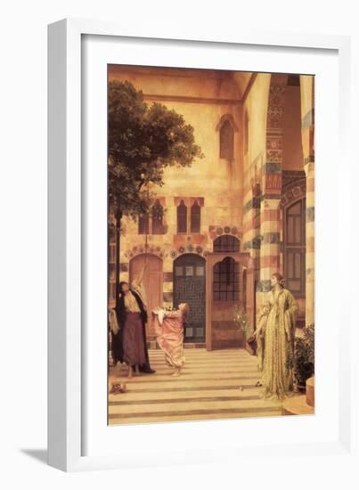 Old Damascus; the Jew's Quarter-Frederick Leighton-Framed Art Print