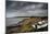 Old Decayed Rowing Boats on Shore of Lake with Stormy Sky Overhead-Veneratio-Mounted Photographic Print