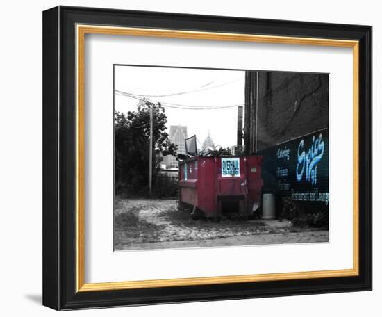 Old Detroit-NaxArt-Framed Art Print