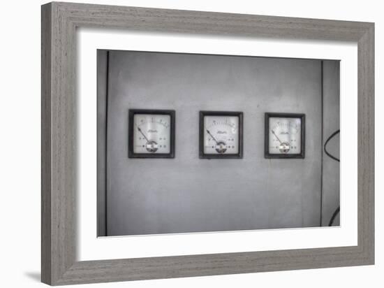 Old Dials-Nathan Wright-Framed Photographic Print