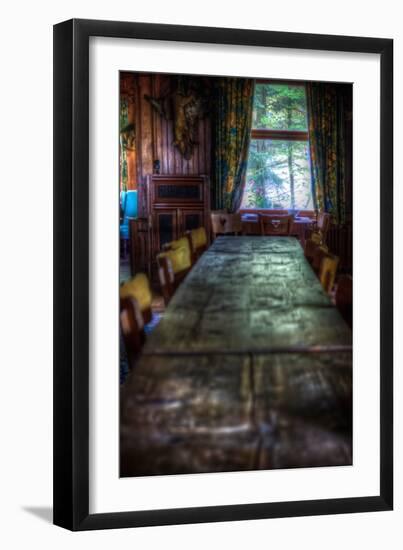 Old Dining Table-Nathan Wright-Framed Photographic Print