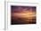 Old Dock Sunset-Matthew Lusk-Framed Giclee Print