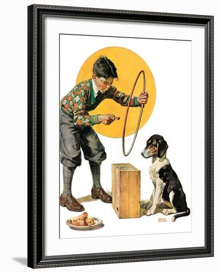 "Old Dog, New Tricks,"July 11, 1931-Frederic Stanley-Framed Giclee Print