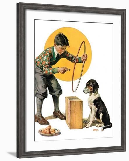 "Old Dog, New Tricks,"July 11, 1931-Frederic Stanley-Framed Giclee Print