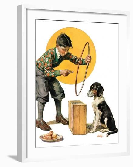 "Old Dog, New Tricks,"July 11, 1931-Frederic Stanley-Framed Giclee Print