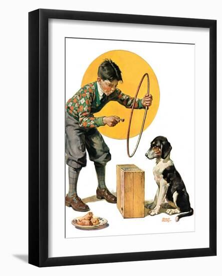 "Old Dog, New Tricks,"July 11, 1931-Frederic Stanley-Framed Giclee Print