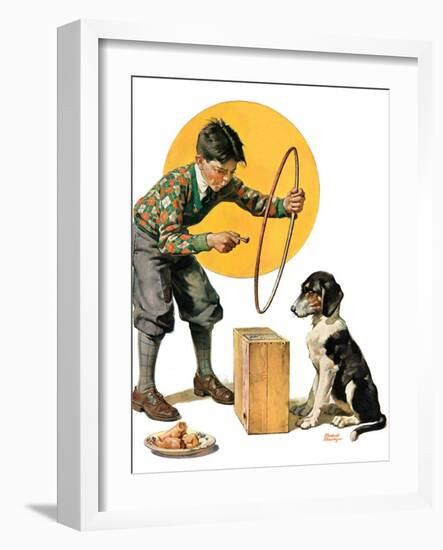 "Old Dog, New Tricks,"July 11, 1931-Frederic Stanley-Framed Giclee Print