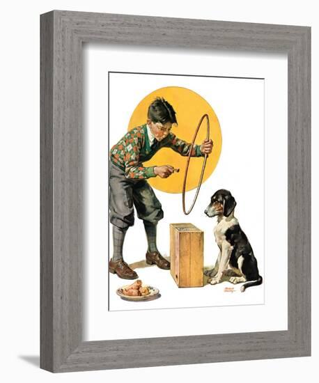 "Old Dog, New Tricks,"July 11, 1931-Frederic Stanley-Framed Giclee Print