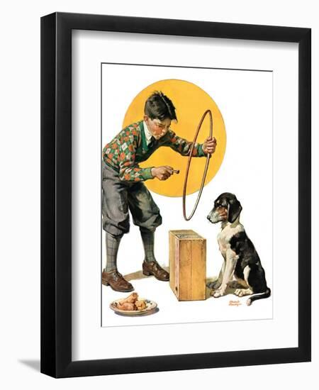 "Old Dog, New Tricks,"July 11, 1931-Frederic Stanley-Framed Giclee Print