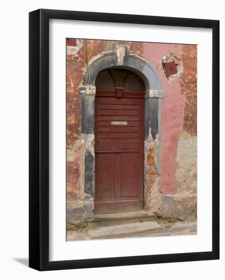 Old Door, Ceske Budejovice, Czech Republic-Russell Young-Framed Photographic Print