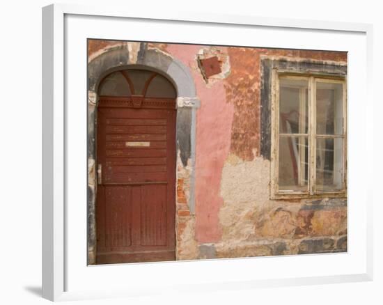 Old Door, Ceske Budejovice, Czech Republic-Russell Young-Framed Photographic Print