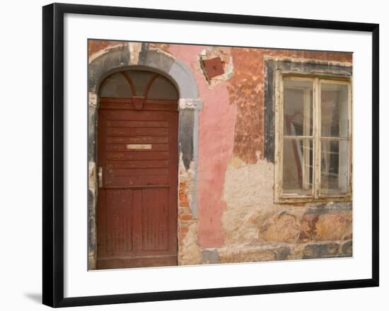 Old Door, Ceske Budejovice, Czech Republic-Russell Young-Framed Photographic Print