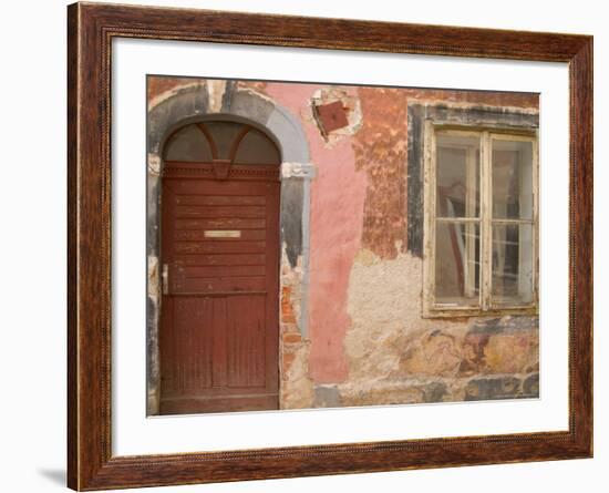 Old Door, Ceske Budejovice, Czech Republic-Russell Young-Framed Photographic Print