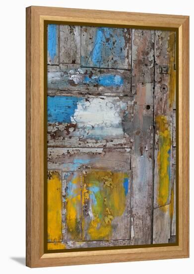 Old Door, Havana, Cuba-null-Framed Premier Image Canvas