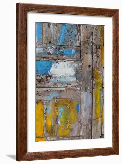 Old Door, Havana, Cuba--Framed Photographic Print