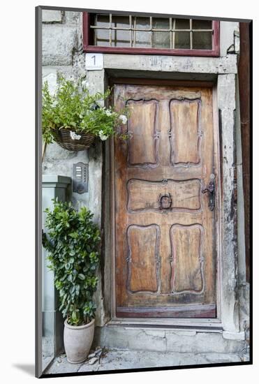 Old Door, House Facade, Upper Town, Bregenz, Vorarlberg, Lake Constance, Austria, Europe-Klaus Neuner-Mounted Photographic Print