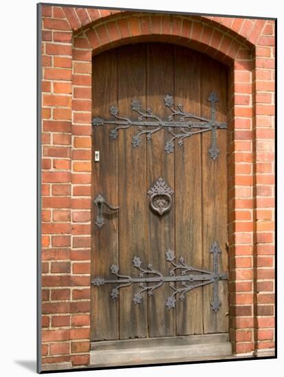 Old Door, Warnemunde, Germany-Russell Young-Mounted Photographic Print