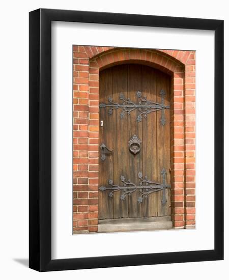 Old Door, Warnemunde, Germany-Russell Young-Framed Photographic Print