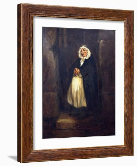 Old Doorkeeper-Honore Daumier-Framed Giclee Print