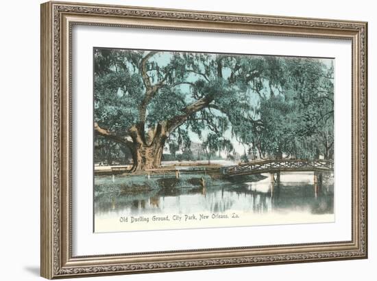 Old Dueling Ground, New Orleans-null-Framed Art Print