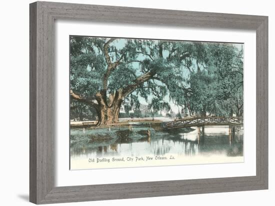 Old Dueling Ground, New Orleans--Framed Art Print