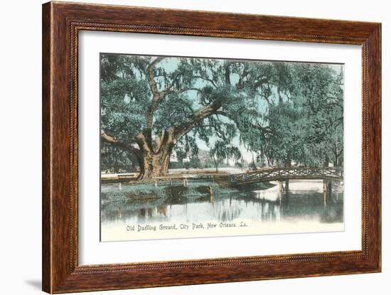 Old Dueling Ground, New Orleans-null-Framed Art Print