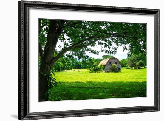 Old Dutch Barn-Alan Hausenflock-Framed Photo