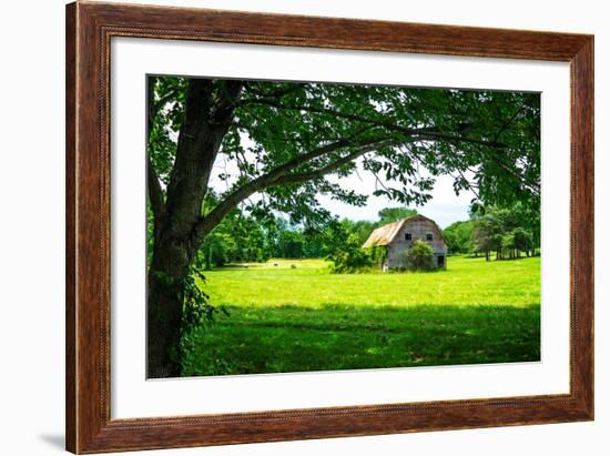 Old Dutch Barn-Alan Hausenflock-Framed Photo