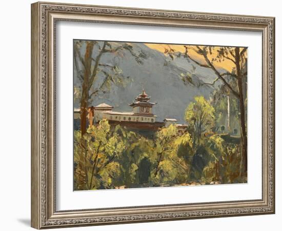 Old Dzong, Tashiyanktsi-Tim Scott Bolton-Framed Giclee Print