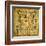 Old Egyptian Papyrus-Maugli-l-Framed Art Print