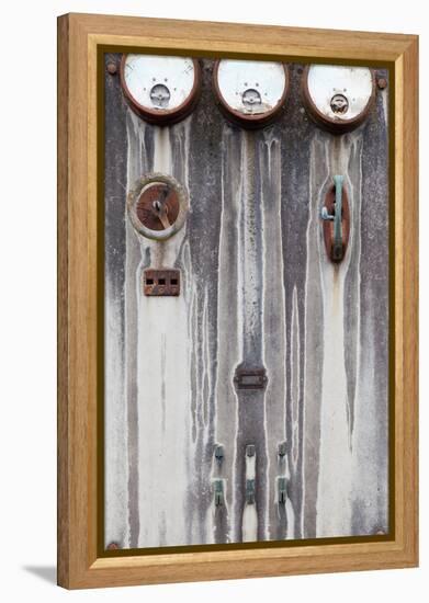 Old Electrical Panel II-Kathy Mahan-Framed Premier Image Canvas