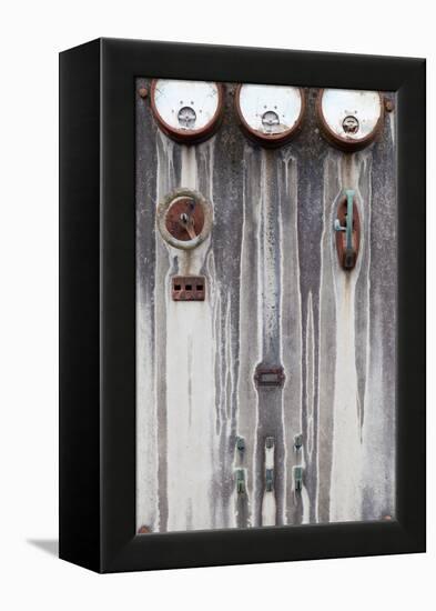 Old Electrical Panel II-Kathy Mahan-Framed Premier Image Canvas