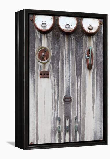 Old Electrical Panel II-Kathy Mahan-Framed Premier Image Canvas