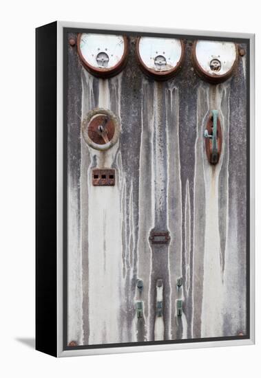 Old Electrical Panel II-Kathy Mahan-Framed Premier Image Canvas