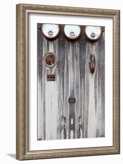 Old Electrical Panel II-Kathy Mahan-Framed Photographic Print