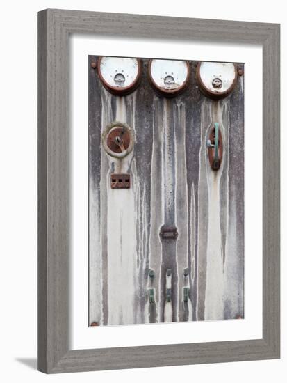 Old Electrical Panel II-Kathy Mahan-Framed Photographic Print