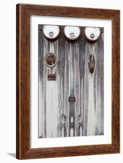 Old Electrical Panel II-Kathy Mahan-Framed Photographic Print