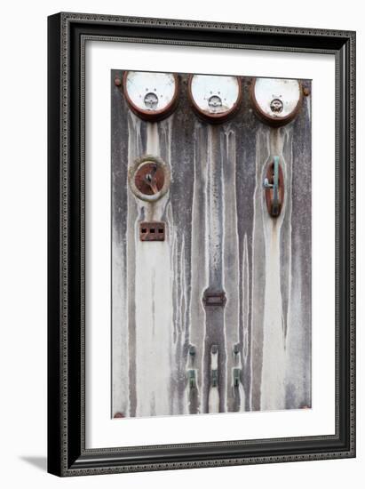 Old Electrical Panel II-Kathy Mahan-Framed Photographic Print