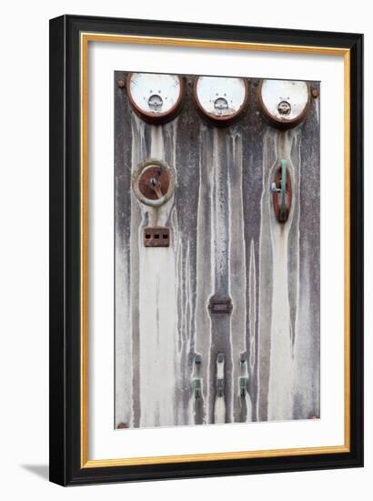 Old Electrical Panel II-Kathy Mahan-Framed Photographic Print