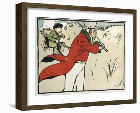 Old English Sports and Games: Golf, 1901-Cecil Aldin-Framed Giclee Print