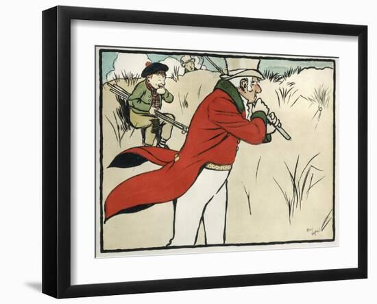 Old English Sports and Games: Golf, 1901-Cecil Aldin-Framed Giclee Print