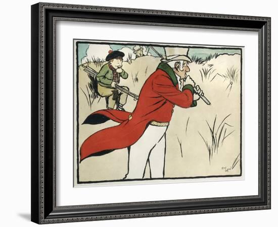 Old English Sports and Games: Golf, 1901-Cecil Aldin-Framed Giclee Print