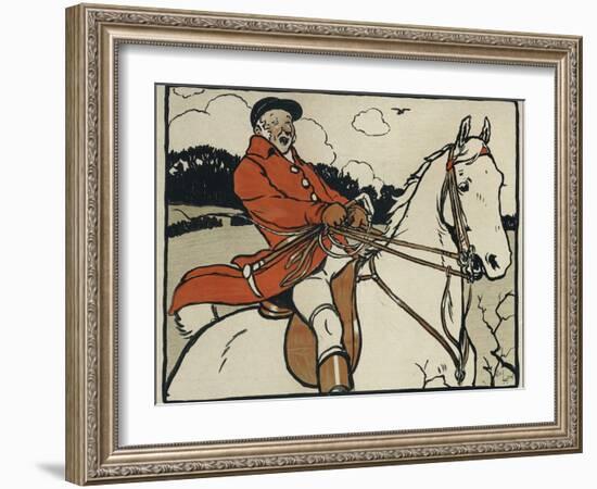 Old English Sports and Games: Hunting, 1901-Cecil Aldin-Framed Giclee Print