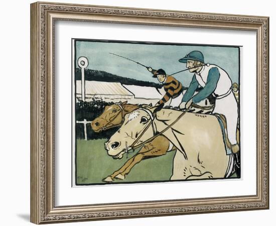 Old English Sports and Games: Racing, 1901-Cecil Aldin-Framed Giclee Print