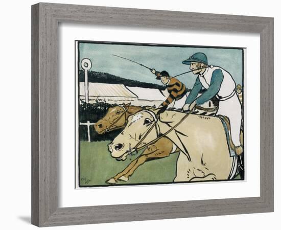 Old English Sports and Games: Racing, 1901-Cecil Aldin-Framed Giclee Print