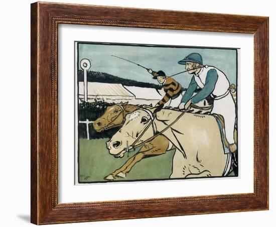 Old English Sports and Games: Racing, 1901-Cecil Aldin-Framed Giclee Print