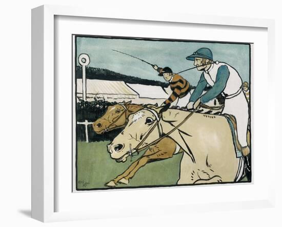 Old English Sports and Games: Racing, 1901-Cecil Aldin-Framed Giclee Print